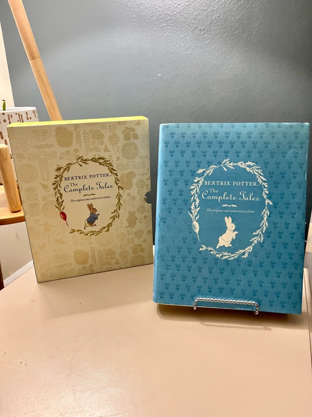 Beatrix Potter The Complete Tales Hardcover Set - Blue & Cream